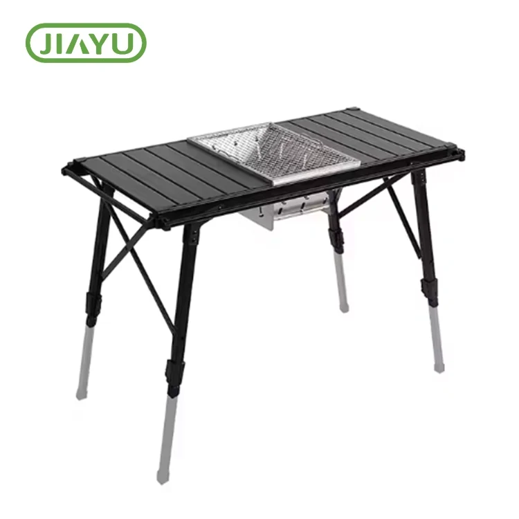 Ayarlanabilir Katlanır Kamp Barbekü Tablosu