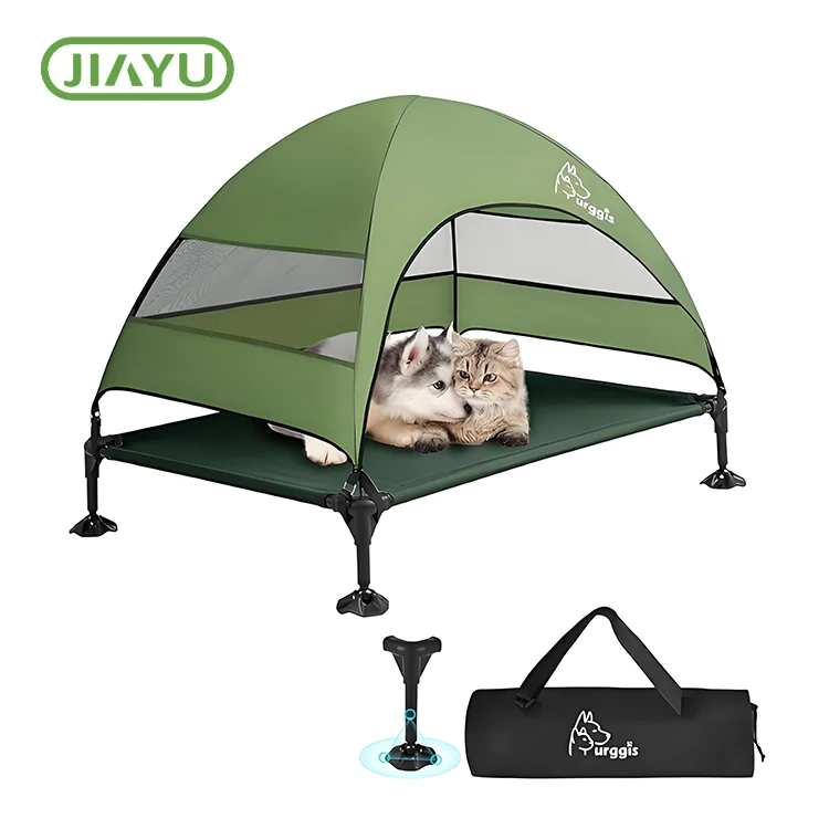 Gölgelikli Kedi Köpek Yatağı